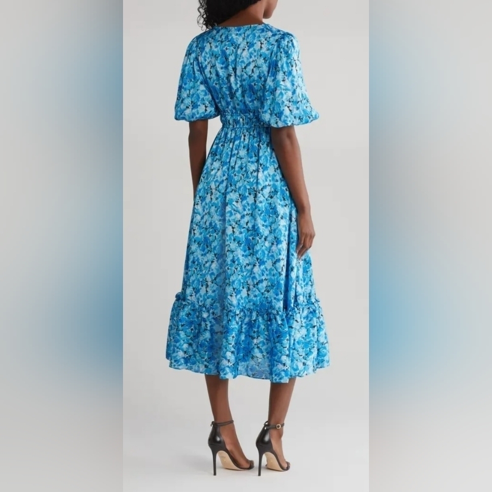 NWT Kensie Floral Midi Dress - Picture 3 of 9